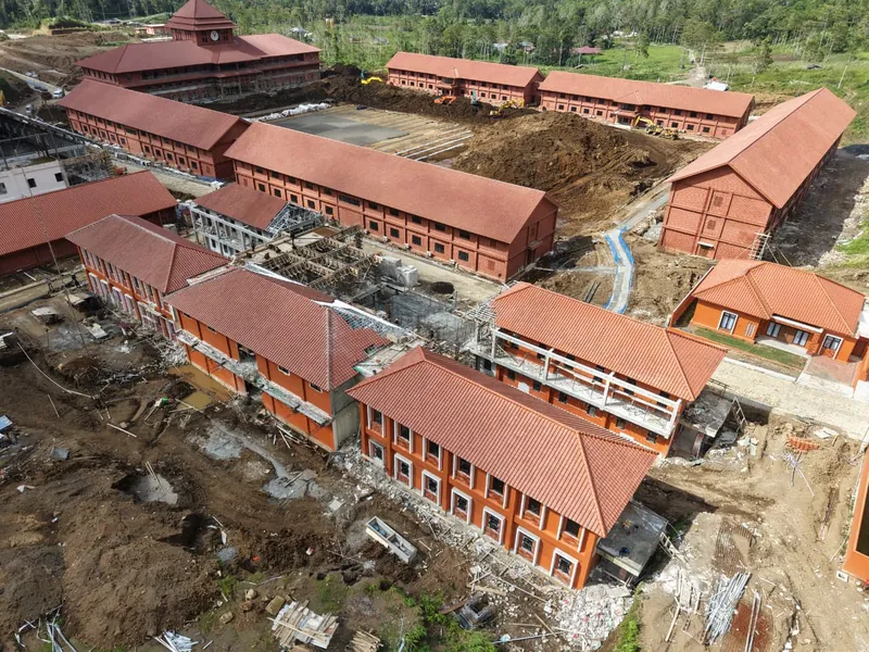 Foto proyek SMA Taruna Nusantara Langowan, Langowan, Manado, Sulawesi Utara (foto 2)